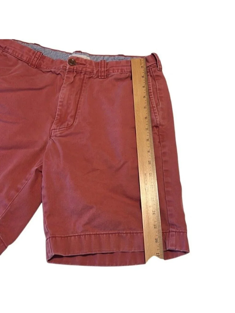 J Crew Chino Salmon Pockets Cotton Casual Shorts Men Size 32
